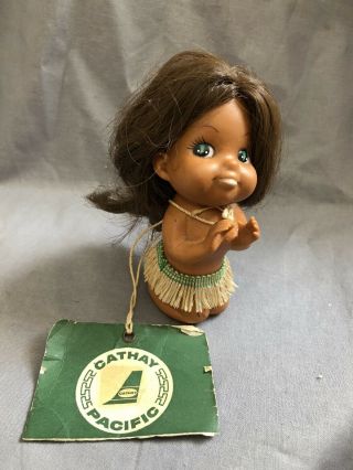 Vintage Cathay Pacific Souvenier Native Doll