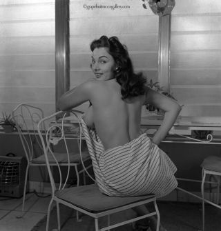 Bunny Yeager Pinup Camera Negative1950s Bikini Model Sultry Chris Mara Nr Fab
