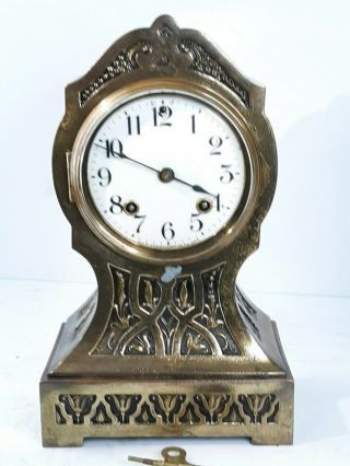 Antique Ansonia Thebes Clock 8 Day