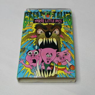 Vintage Green Jelly “three Little Pigs” Cassette Single
