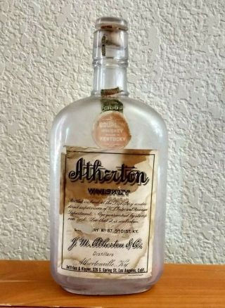 Atherton Bourbon Whiskey 1900 