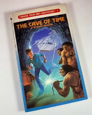Vintage Choose Your Own Adventure The Cave Of Time Cyoa Book Edward Packard