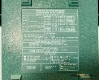 Fluke 8600A Portable Benchtop Industrial Adjustable Digital Electric Multimeter 3