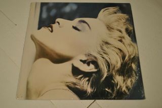 Vintage Madonna True Blue Vinyl Lp - Vg,  - Sire 1986