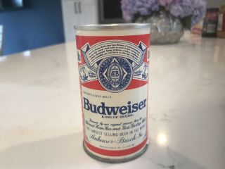 Vintage Budweiser 7 Oz.  Miniature Beer Can With 2 Golf Balls Rare Hard To Find