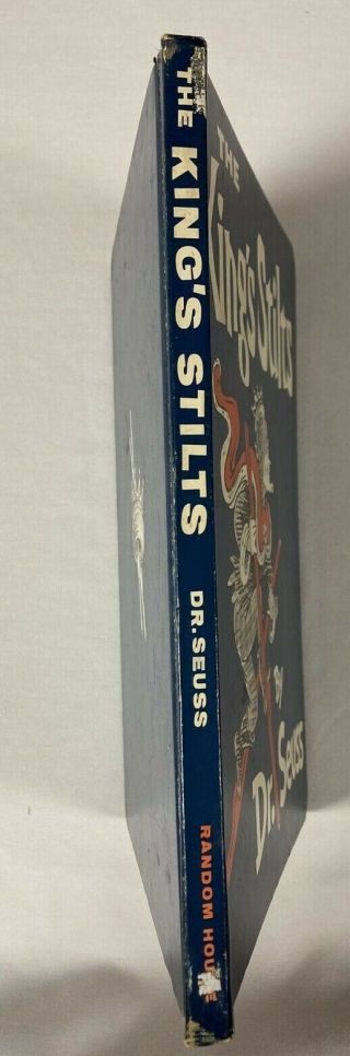 Dr.  Seuss The King ' s Stilts Random House 1967 Vintage Hardbound 2