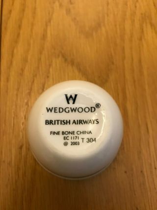 Ba British Airways Wedgwood Fine Bone China 2003 First Class Snack Bowl