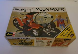 Rare 1970 Revell The Moon Mixer Plastic Model Kit H - 1210 Incomplete