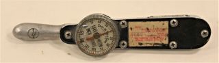 Vintage Snap - On No.  Te - 12 - 3/8″ Drive Torque Wrench Torqometer