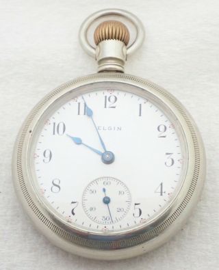 Antique 18s Elgin Grade 294 7j Pocket Watch Parts Repair
