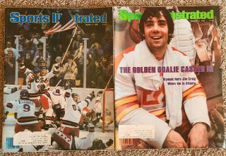 Sports Illustrated 1980 Usa Olympic Hockey Miracle On Ice And Jim Craig