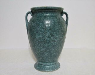 Vintage Pottery Art Deco Usa 189 Vase 10 " Tall Mccoy? Shawnee? Peters & Reed?