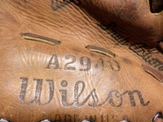 Vintage Harmon Killebrew A2940 Wilson Leather Baseball Glove USA - Fast 3