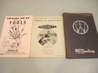 Vintage Watch Repair Book Watchealing And Catalogs