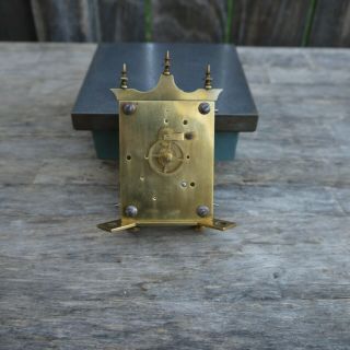 Antique Early German 400 Day Disc Torsion Pendulum Clock Movement