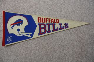Rare Vintage Buffalo Bills Football Pennant