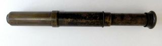 Vintage Ross London High Power Brass Telescope Serial No 64188 Stamped Np15