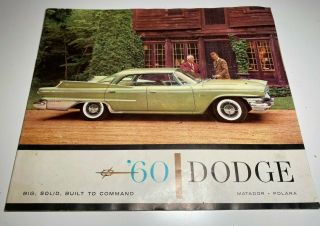 1960 Dodge Matador Polara Sales Brochure