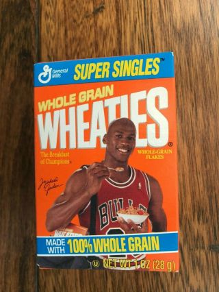 Vintage Michael Jordan Mini Wheaties Cereal