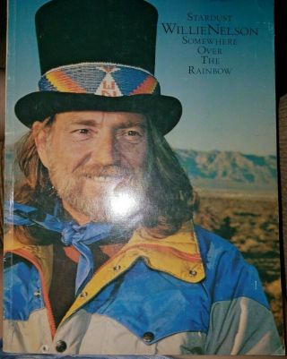 Vtg 1978 Sheet Music Book Stardust Somewhere Over The Rainbow Willie Nelson