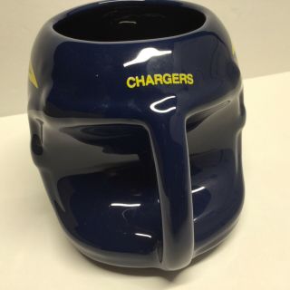 Vintage Sports Concepts NFL San Diego Chargers Football Helmet Mug 1986 2
