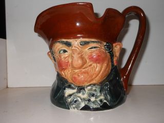 Large Royal Doulton Old Charley Figurine Character Toby Jug