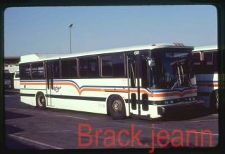 Santa Clara County Transit (ca) Bus Slide 651 Taken 1981