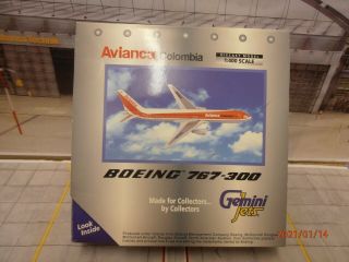 Gemini Jets 1/400 Diecast Airliner Model Avianca Colombia Airlines Boeing 767