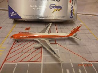 GEMINI JETS 1/400 DIECAST AIRLINER MODEL AVIANCA COLOMBIA AIRLINES BOEING 767 2