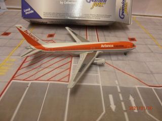 GEMINI JETS 1/400 DIECAST AIRLINER MODEL AVIANCA COLOMBIA AIRLINES BOEING 767 3
