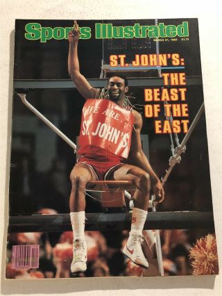 1983 Sports Illustrated St Johns Big East Champs No Label The Beast Of The East