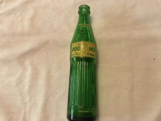 1973 Cool Moon Vintage 10 Oz.  Citrus Cola Bottle,  Salisbury,  North Carolina