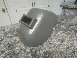 Vintage Full - Face Welders Mask Helmet Made In Usa Not Sure Of The Brand