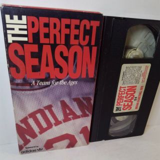Indiana University Hoosiers - The Perfect Season 1976 Oop Vhs Bob Knight