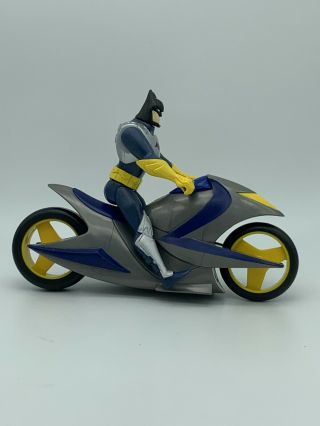 Vintage 1998 Kenner Dc Comics Batman 5 " Figure W/batcycle Vehicle Motorcycle
