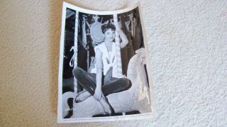 1956 Vintage Elsa Martinelli Photo Four Girls In Town Date Stamped On Back