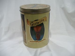 Gillette Cheinco Shaving Baby Safety Razor Tin Can Vintage Retro Collectible