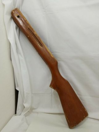 Vintage Wood Pellet Rifle Stock Pump As - Is A