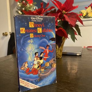 Vintage Walt Disney’s Greatest Lullabies Volume One Vhs Disney 1986