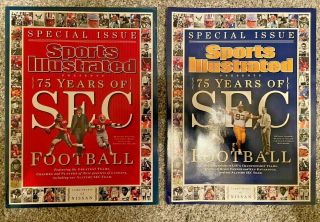 Special Issue Sports Illustrated 75 Years Of Sec Football Georgia & Lsu Covers
