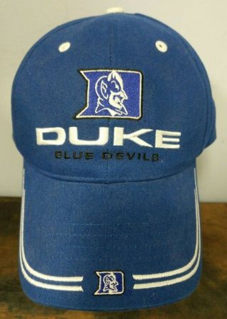 Duke Blue Devils Football Embroidered Baseball Cap Hat With Tags Adjustable C3 - 2