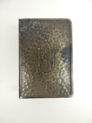 Vintage Sterling Silver,  Match Box Cover,  Webster Co.  " R " Bb258