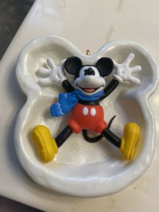 Vintage Walt Disney Mickey Mouse Christmas Ornament 2 "