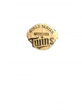1987 Minnesota Twins World Series Press Pin - Nib Kirby Pucket,  Kent Hrbek