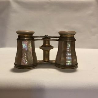 1800s Lemaire Fi Paris Mother Of Pearl Opera Glasses