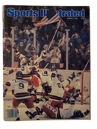 Miracle On Ice Sports Illustrated March 3,  1980 Usa Hockey Lake Placid Olympics