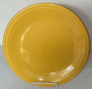 Vintage Fiesta Yellow 9 1/2 " Luncheon Plate 1