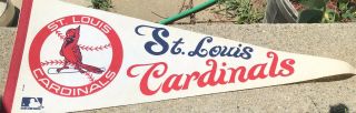 St.  Louis Cardinals Pennant 12 X 28”