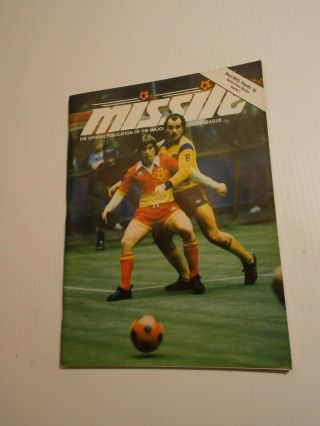 1985 Baltimore Blast Missle Misl Soccer Program Playoff Semi Final Game 1