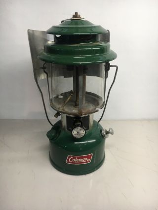 Vintage 1980 Coleman Lantern,  Double Mantle,  2 - 80,  Green,